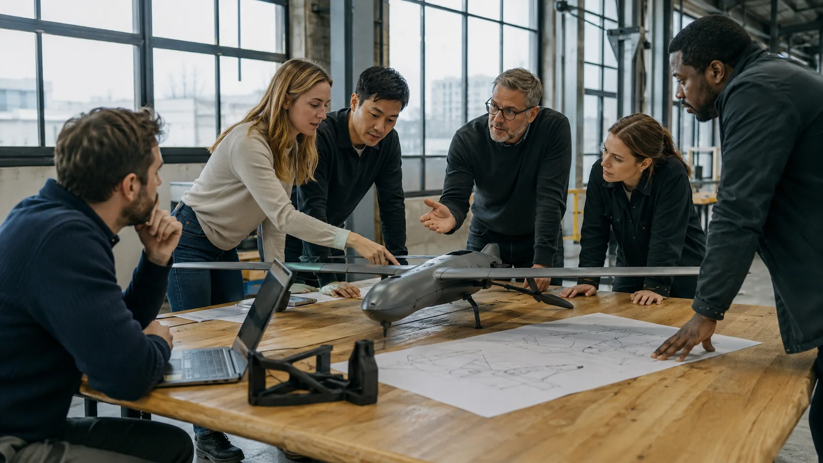 Samenwerking aan een technisch project